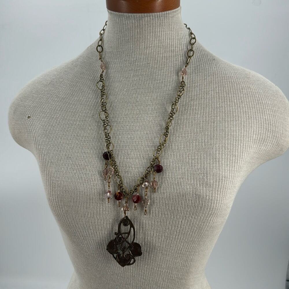 Handmade Whimsygoth fairycore necklace with mookaite stones